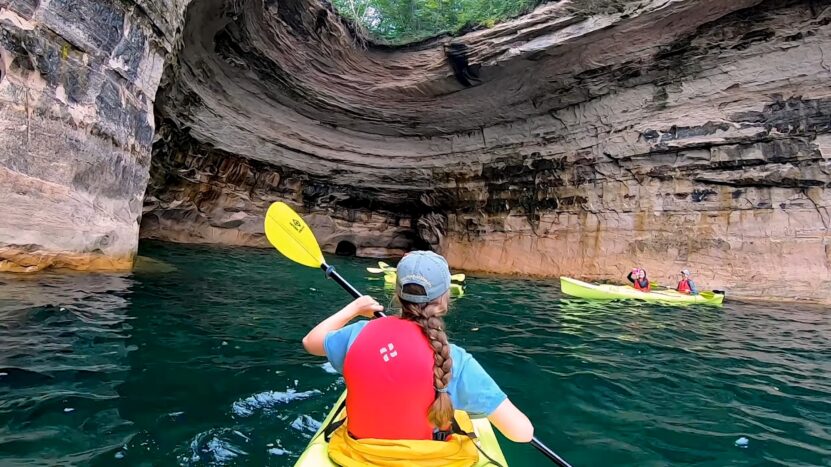 Kayaking Pictured Rocks